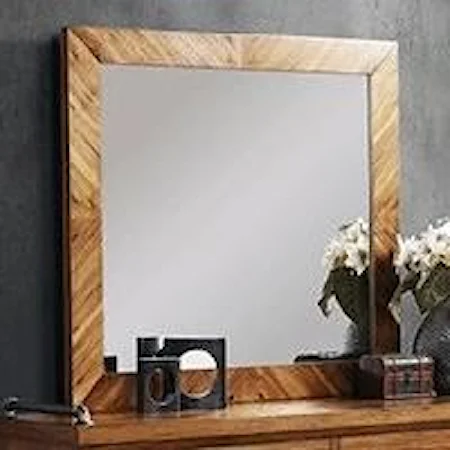 Mirror with Wood Frame